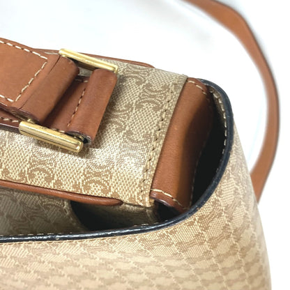 CELINE Shoulder Bag Leather / PVC beige vintage Circle logo Triomphe Women Used