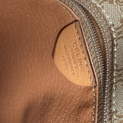 CELINE Shoulder Bag Leather / PVC beige vintage Circle logo Triomphe Women Used