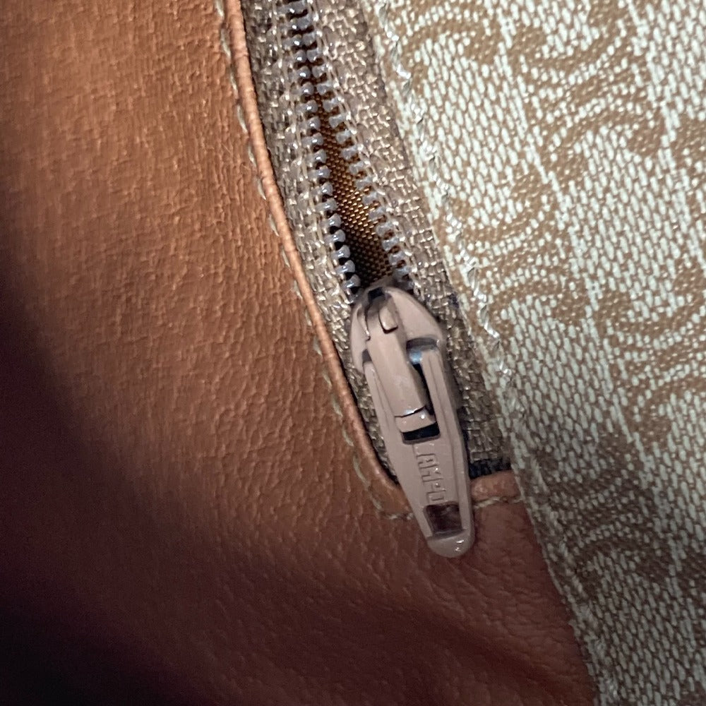 CELINE Shoulder Bag Leather / PVC beige vintage Circle logo Triomphe Women Used