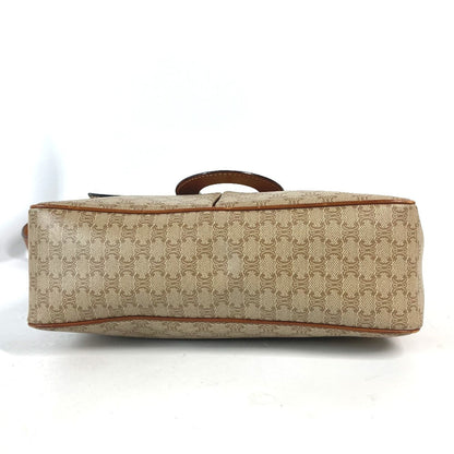 CELINE Shoulder Bag Leather / PVC beige vintage Circle logo Triomphe Women Used