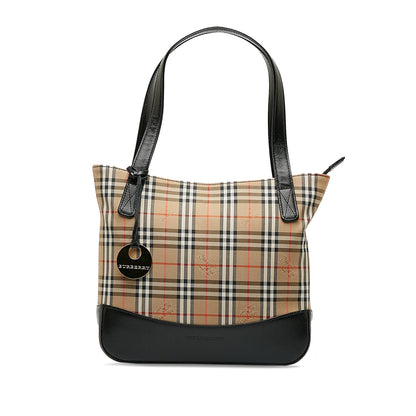 BURBERRY Haymarket Check Handbag