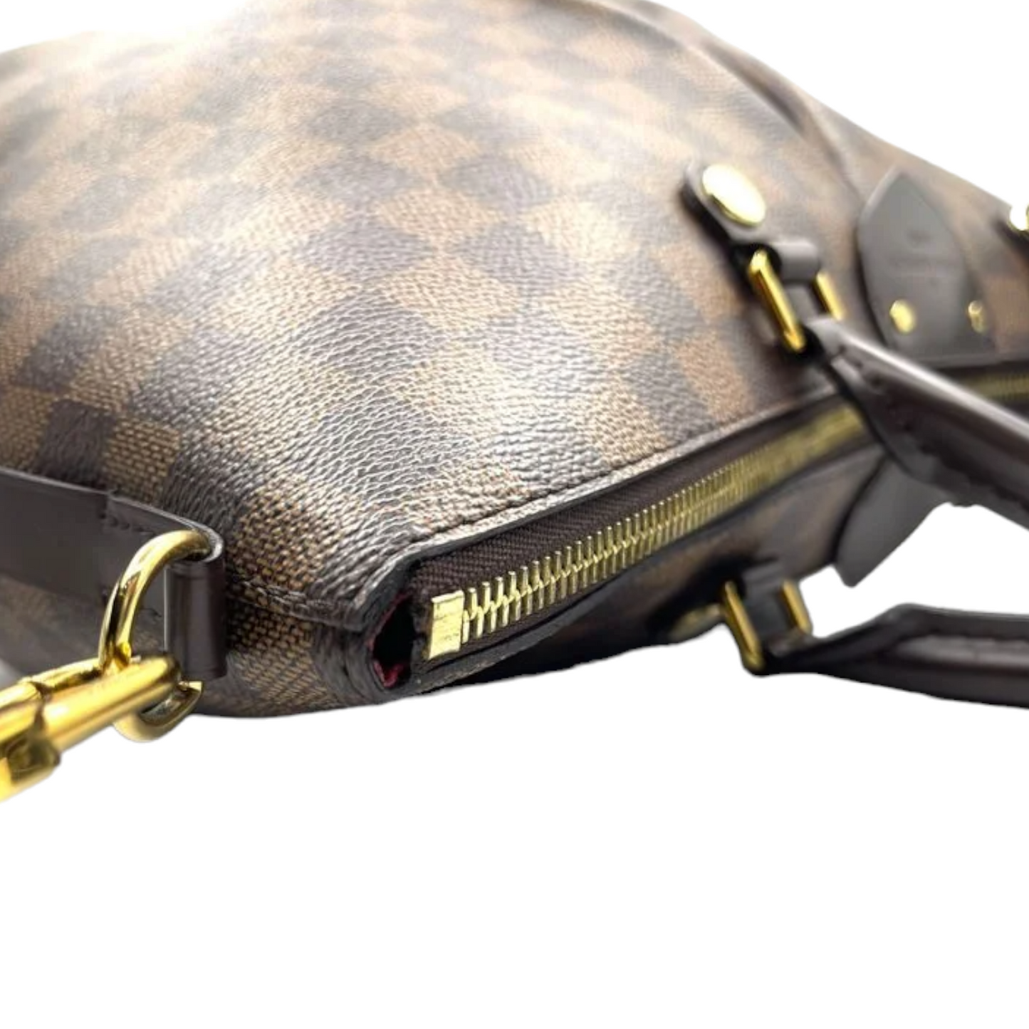 Louis-Vuitton Damier Ebene Siena MM PVC leather Brown 2WAY GHW