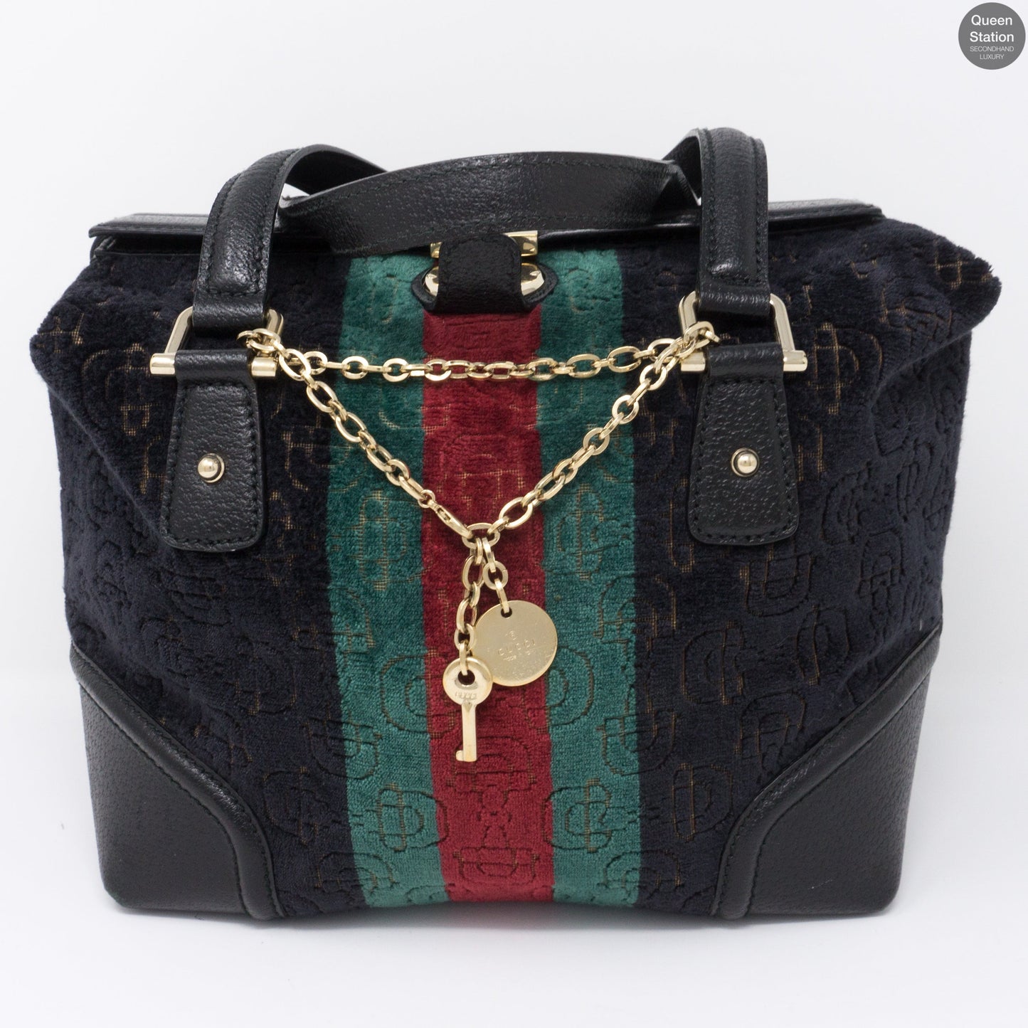 Boston Velvet Bowling Bag