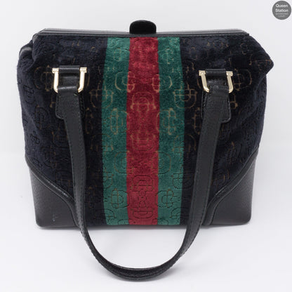 Boston Velvet Bowling Bag