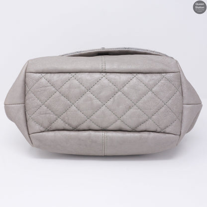 Quilted Soft Flap Medium Shoulder Bag