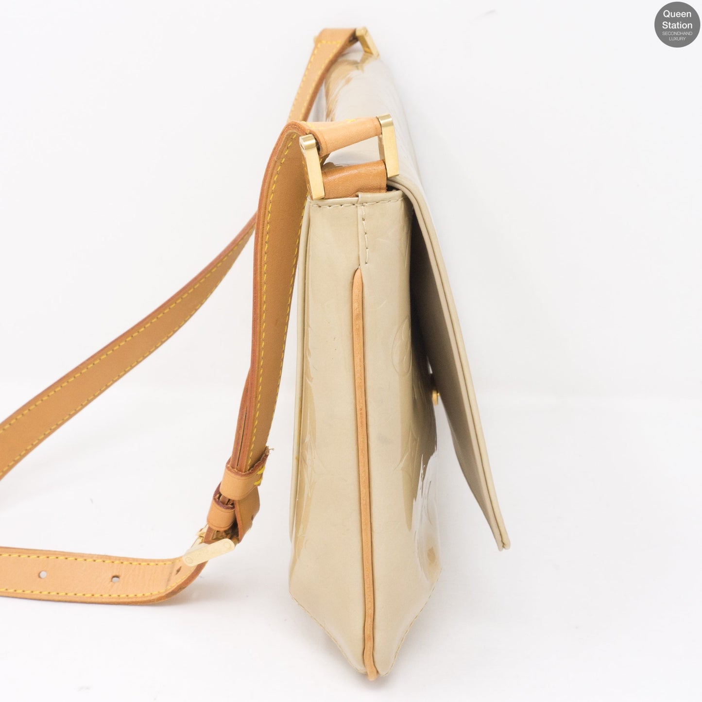 Louis-vuitton Musette Thompson Street Beige Vernis