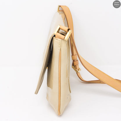 Louis-vuitton Musette Thompson Street Beige Vernis