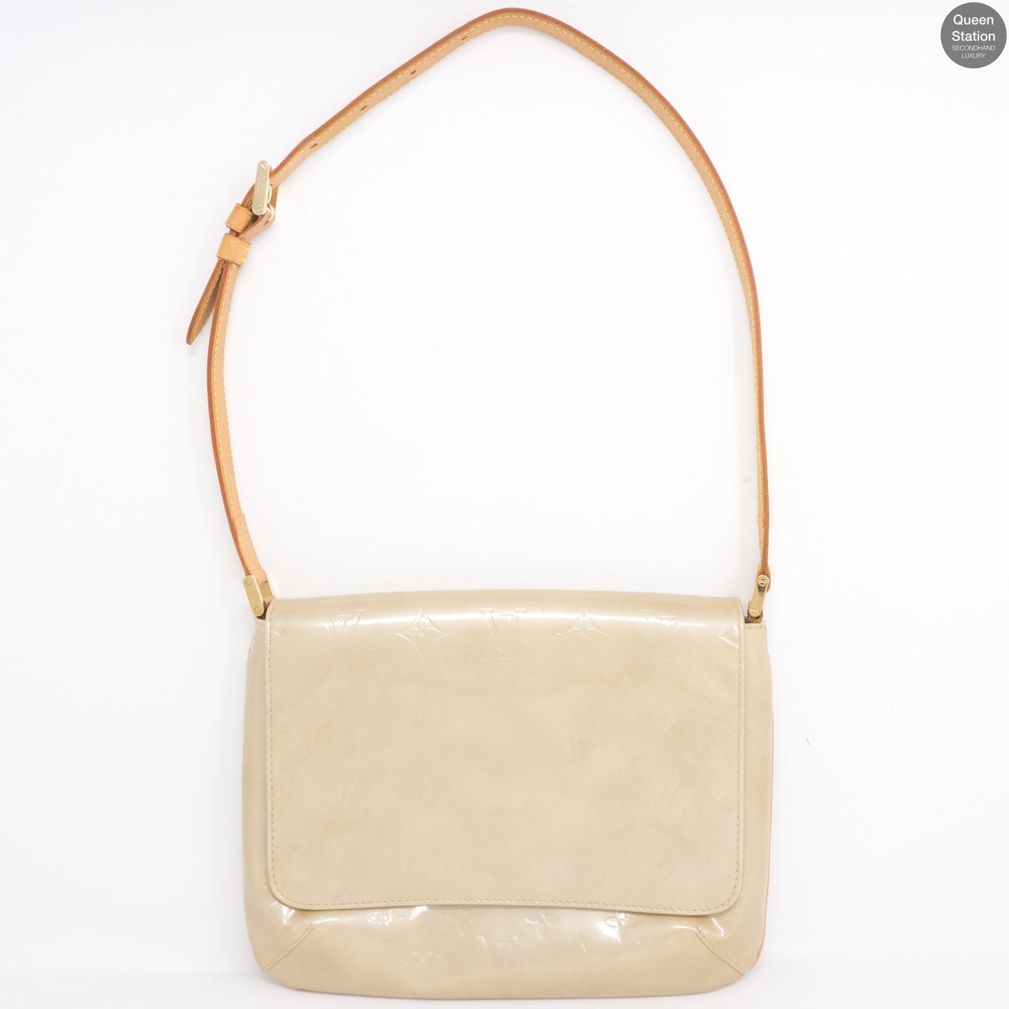 Louis-vuitton Musette Thompson Street Beige Vernis