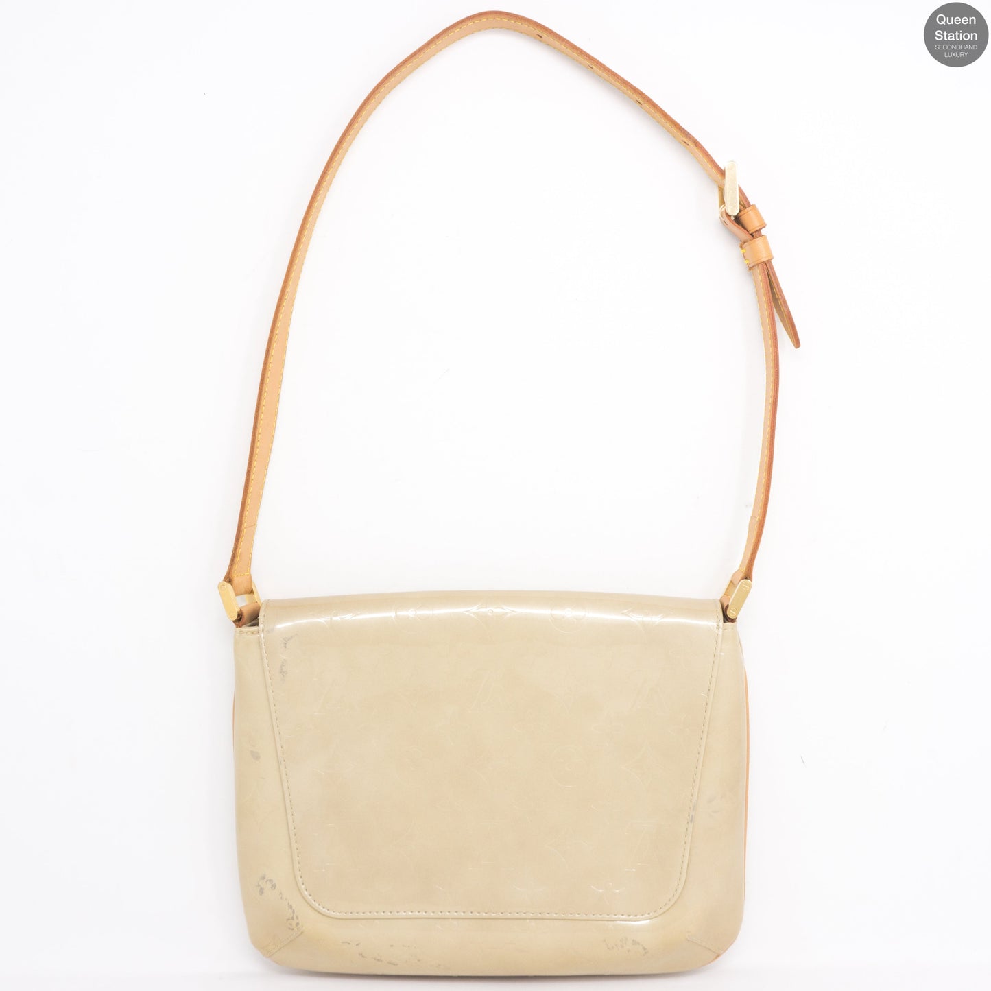 Louis-vuitton Musette Thompson Street Beige Vernis