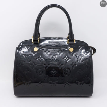 Louis-vuitton Brea PM Black Vernis Leather