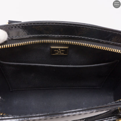 Louis-vuitton Brea PM Black Vernis Leather