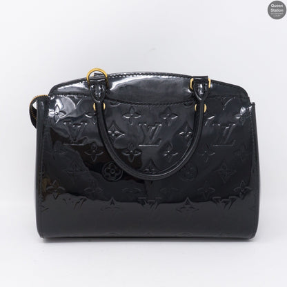 Louis-vuitton Brea PM Black Vernis Leather