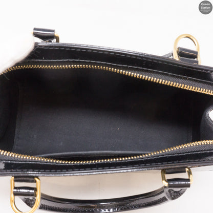 Louis-vuitton Brea PM Black Vernis Leather