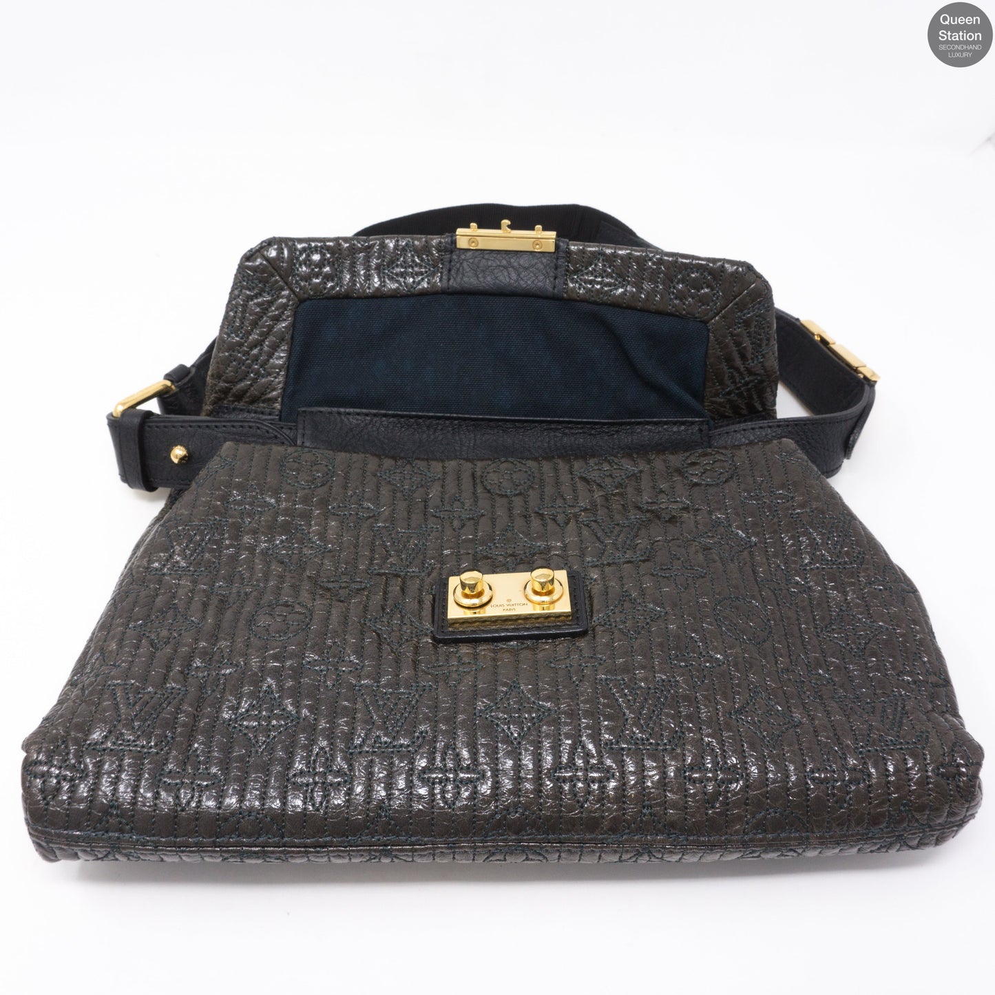 Louis-vuitton Monogram Motard Pochette Black