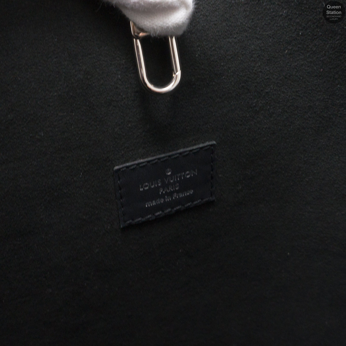 Louis-vuitton Neverfull MM Epi Leather Noir Electric & Pochette
