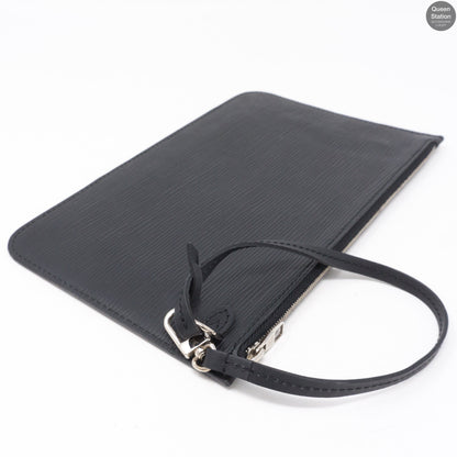 Louis-vuitton Neverfull MM Epi Leather Noir Electric & Pochette