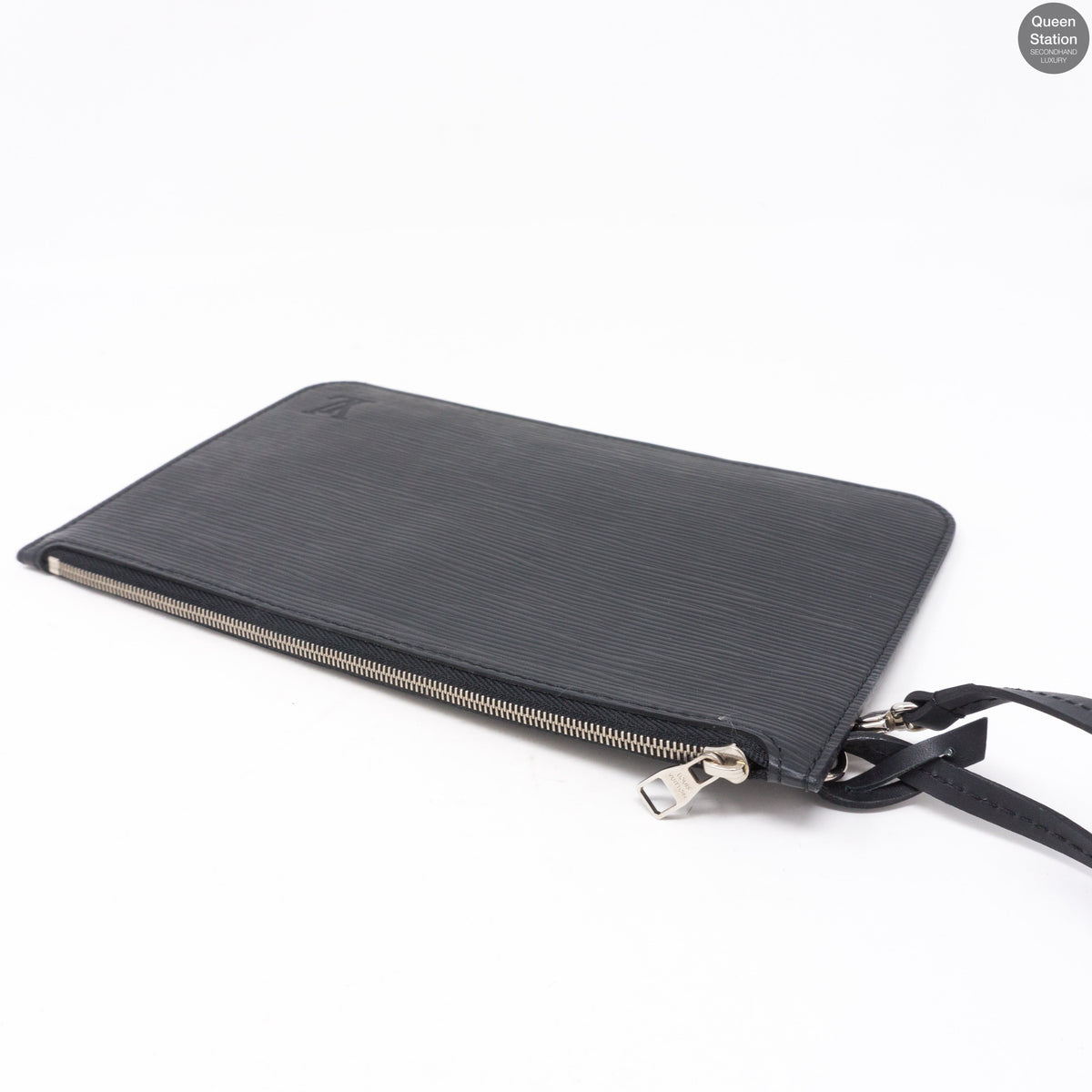 Louis-vuitton Neverfull MM Epi Leather Noir Electric & Pochette