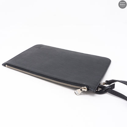 Louis-vuitton Neverfull MM Epi Leather Noir Electric & Pochette