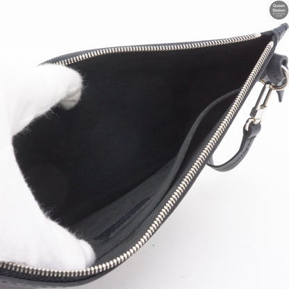 Louis-vuitton Neverfull MM Epi Leather Noir Electric & Pochette