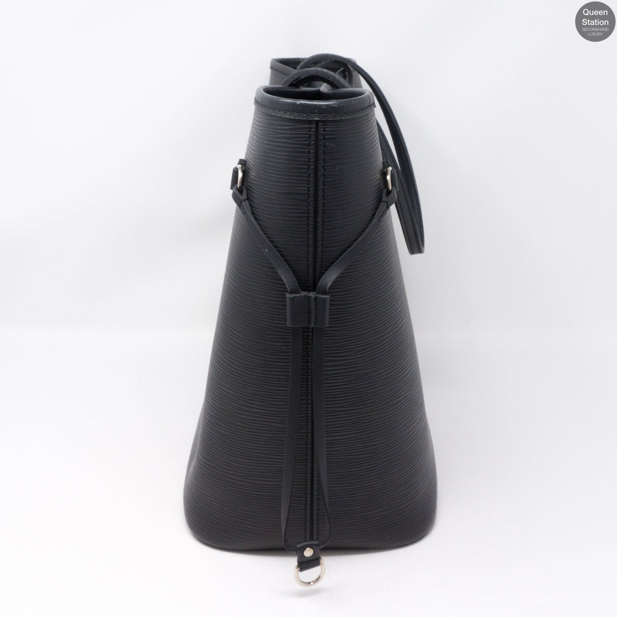 Louis-vuitton Neverfull MM Epi Leather Noir Electric & Pochette