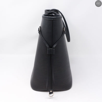 Louis-vuitton Neverfull MM Epi Leather Noir Electric & Pochette