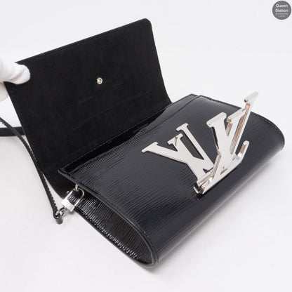Louis-vuitton Pochette Louise PM Black Epi Leather