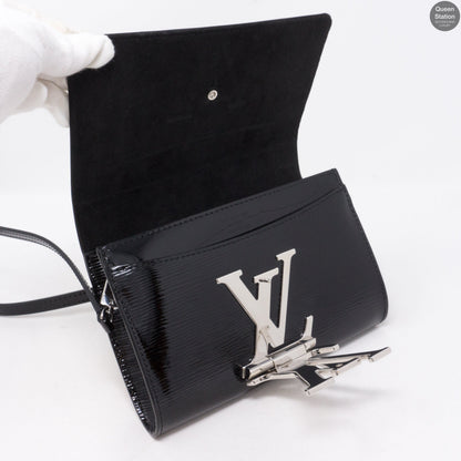 Louis-vuitton Pochette Louise PM Black Epi Leather