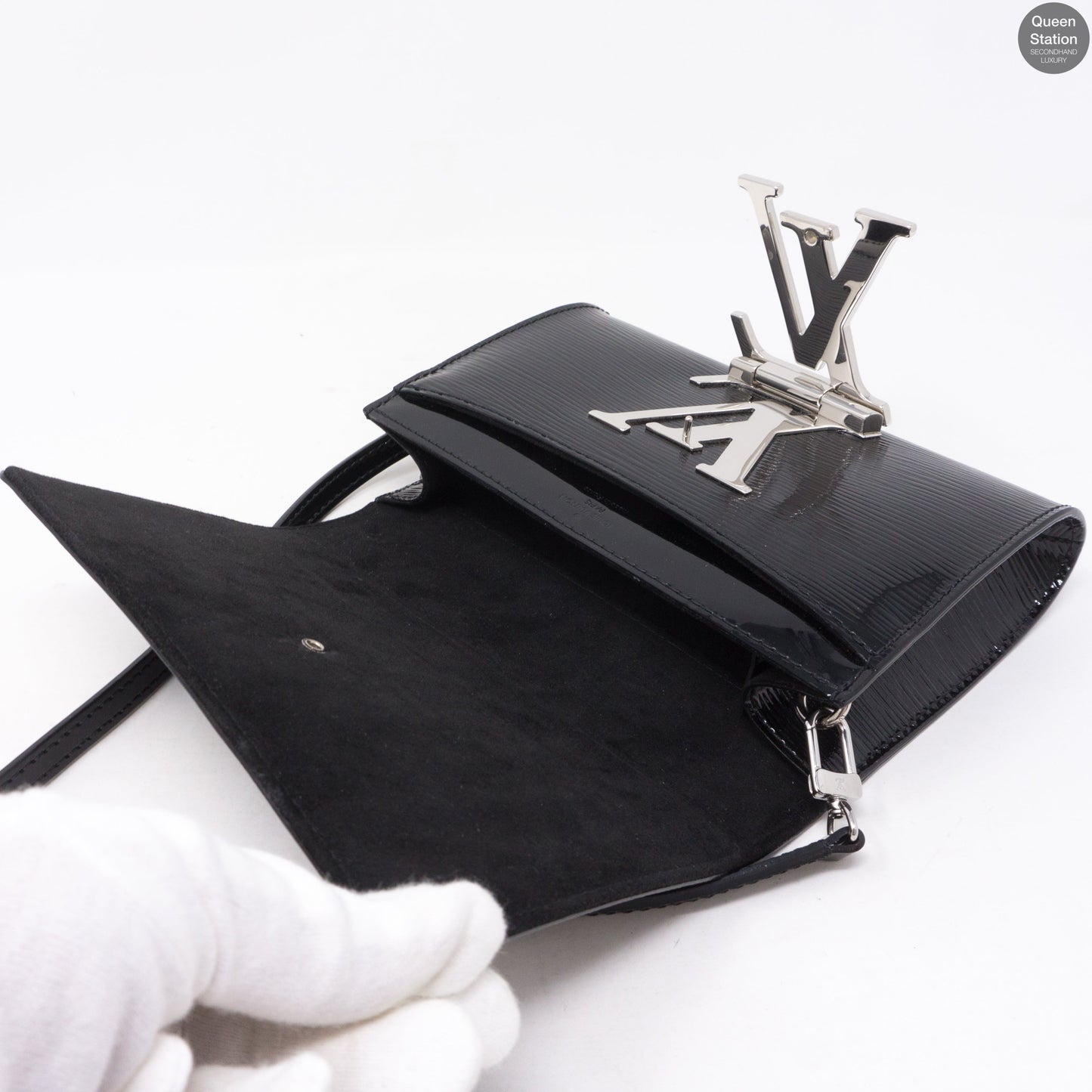 Louis-vuitton Pochette Louise PM Black Epi Leather
