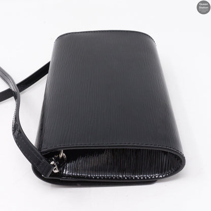 Louis-vuitton Pochette Louise PM Black Epi Leather