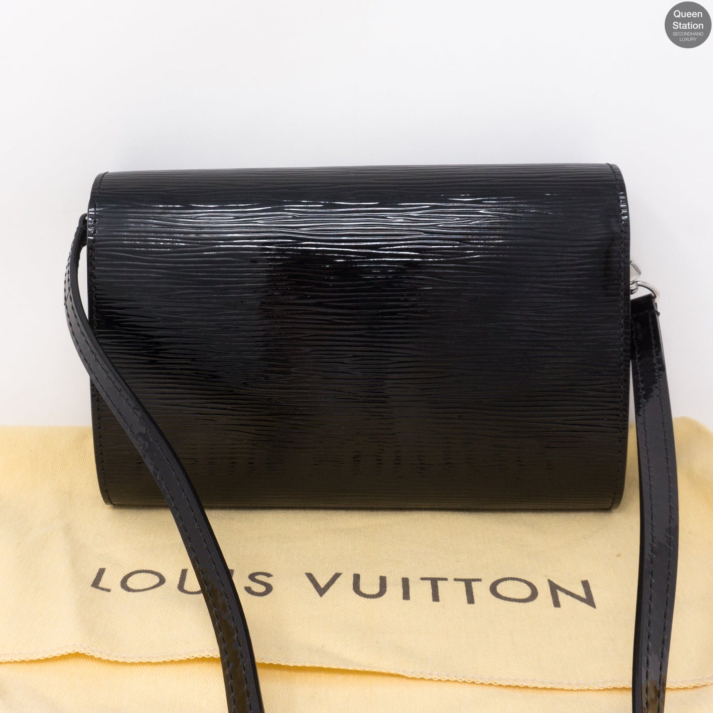 Louis-vuitton Pochette Louise PM Black Epi Leather