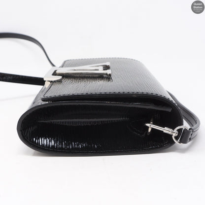 Louis-vuitton Pochette Louise PM Black Epi Leather