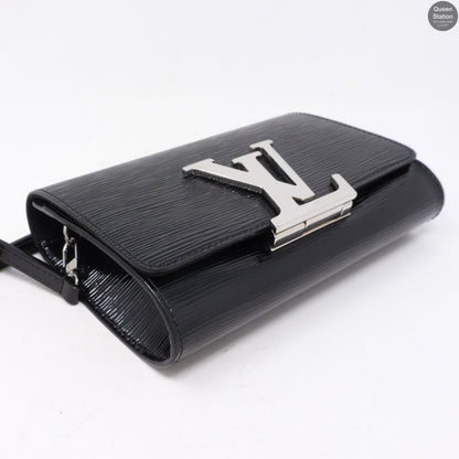 Louis-vuitton Pochette Louise PM Black Epi Leather