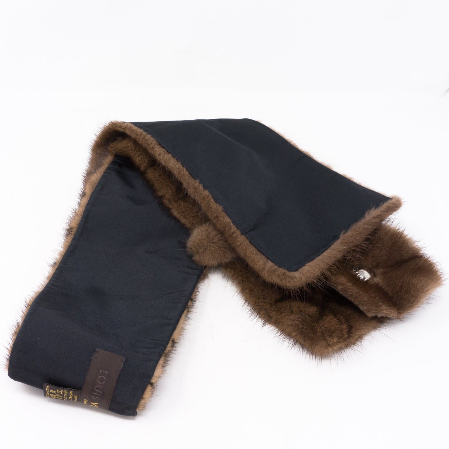 Louis-vuitton Monogram Mink Scarf Muffler