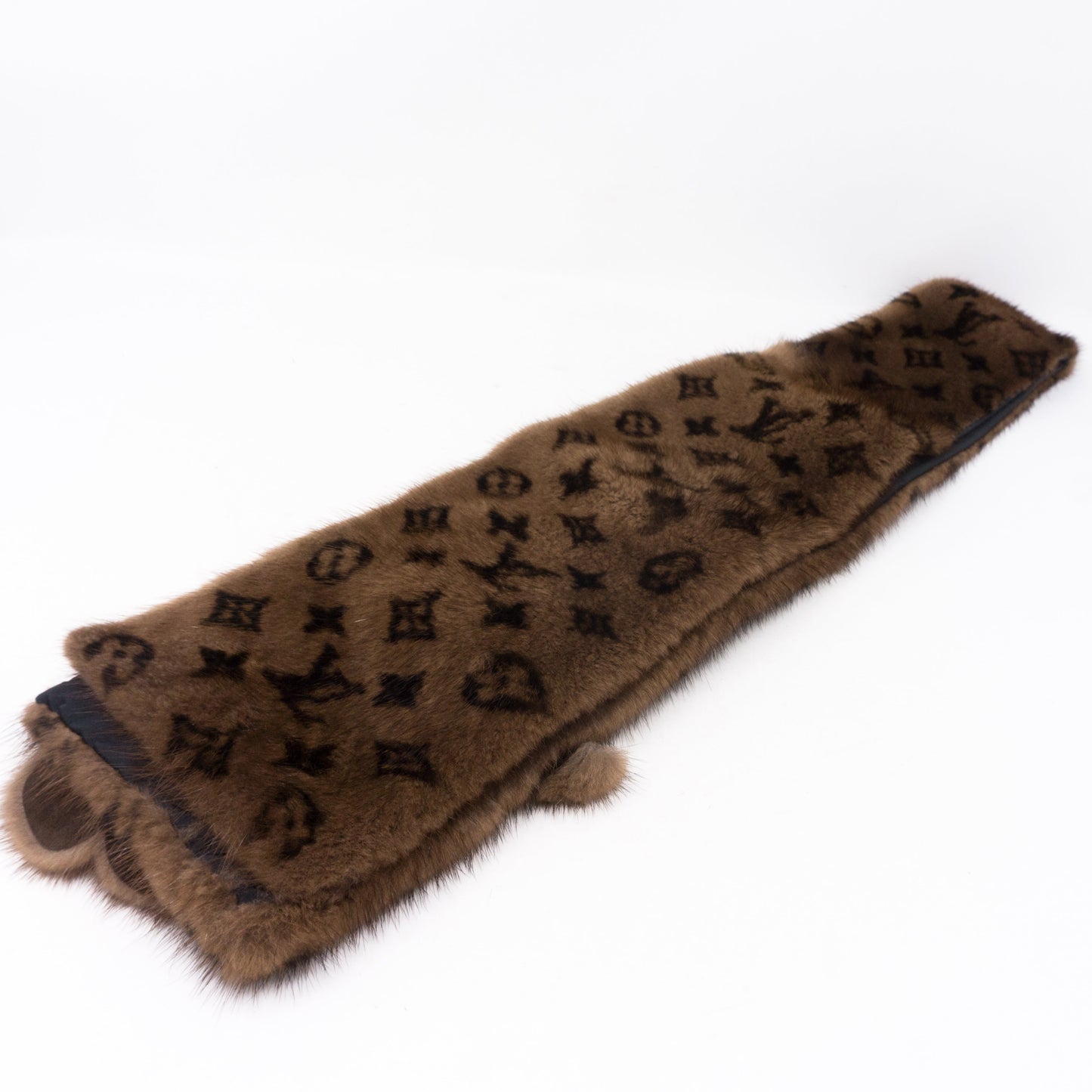 Louis-vuitton Monogram Mink Scarf Muffler