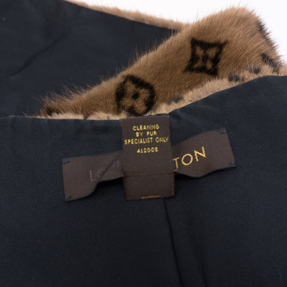 Louis-vuitton Monogram Mink Scarf Muffler