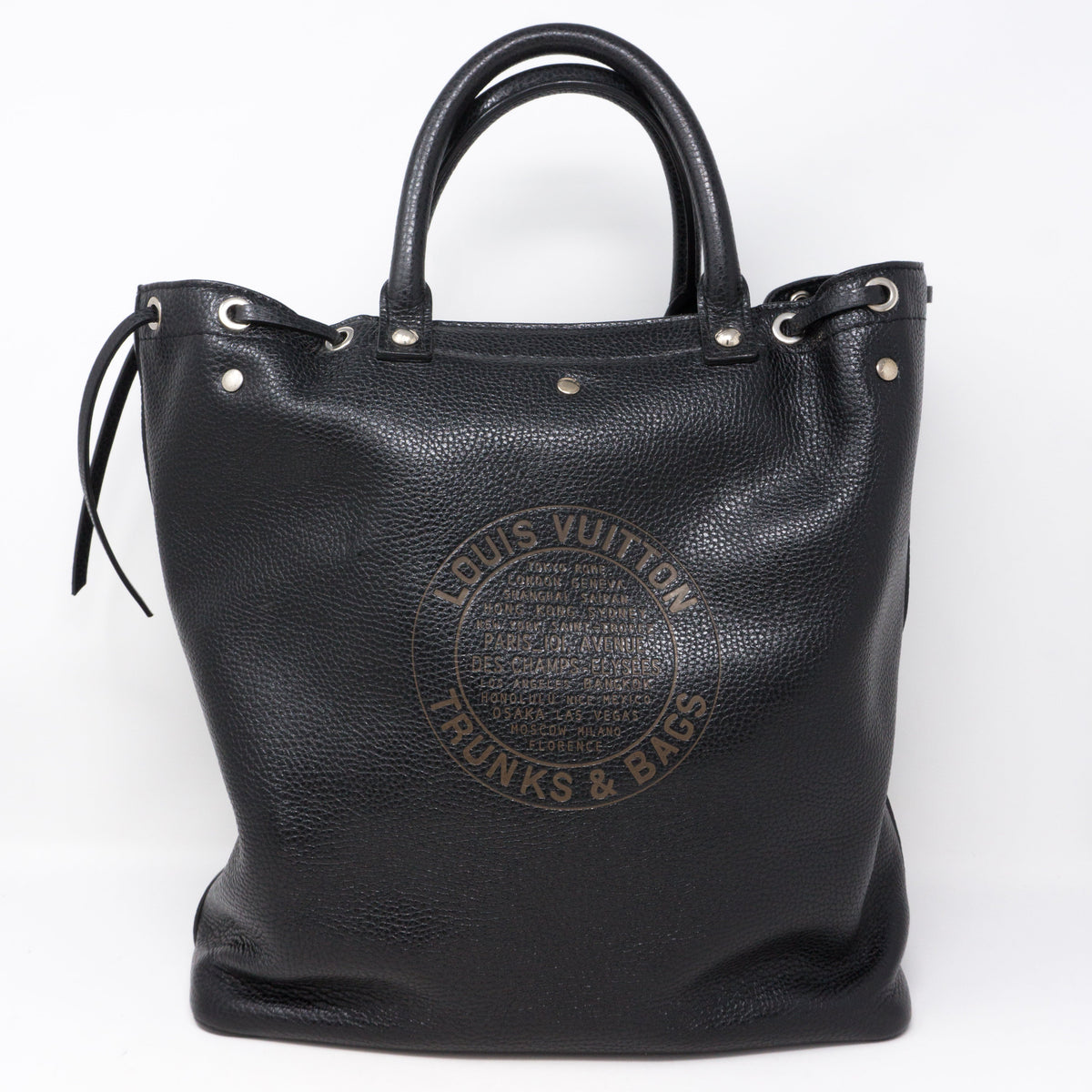 Louis-vuitton Tobago Trunks & Bags Black Suhali Leather