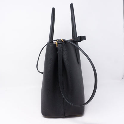 Black Double Medium Bag