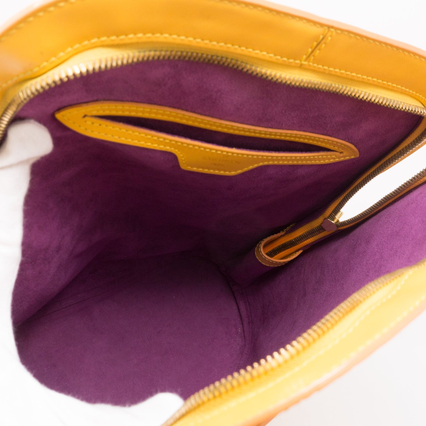 Louis-vuitton Gobelines Backpack Yellow Epi Leather