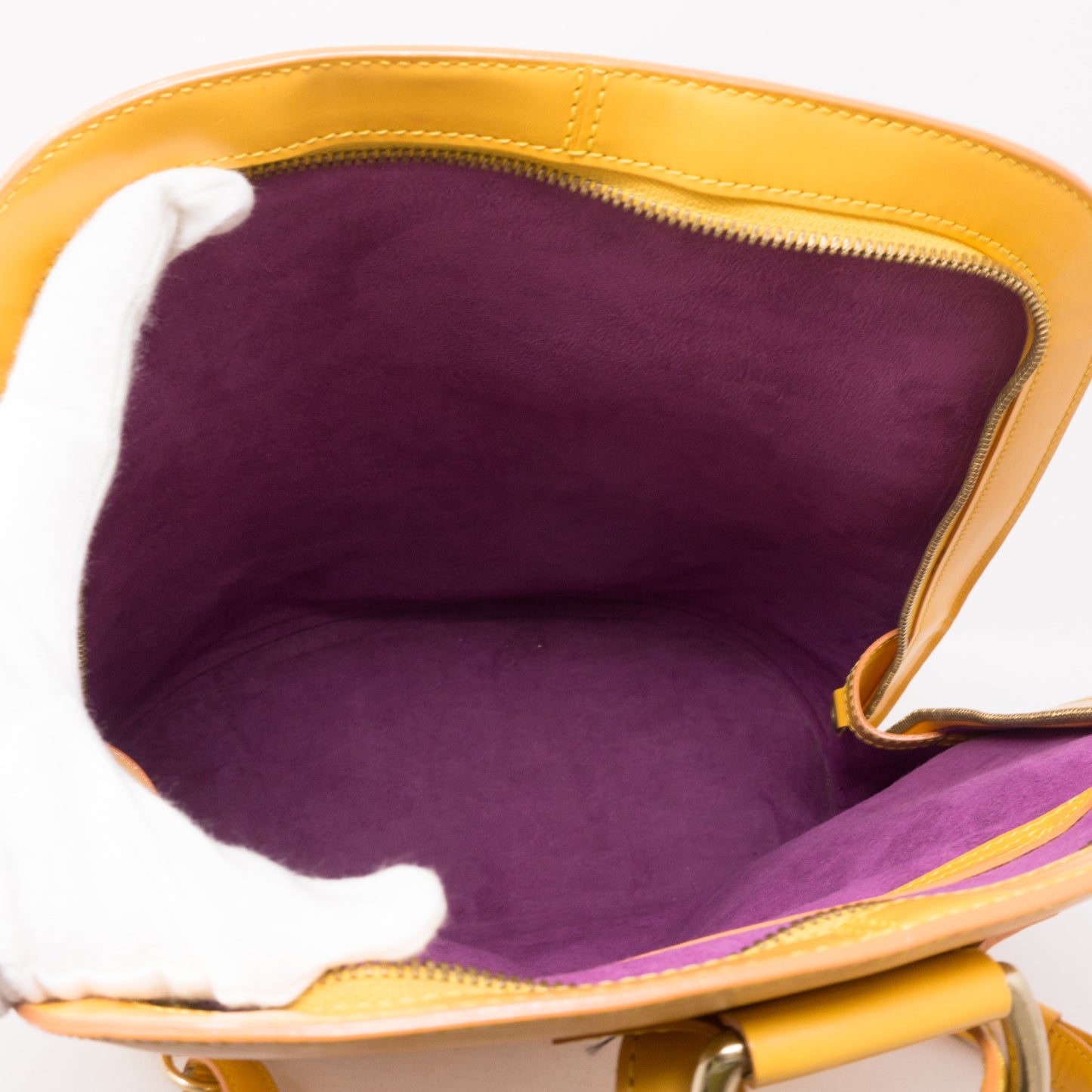 Louis-vuitton Gobelines Backpack Yellow Epi Leather