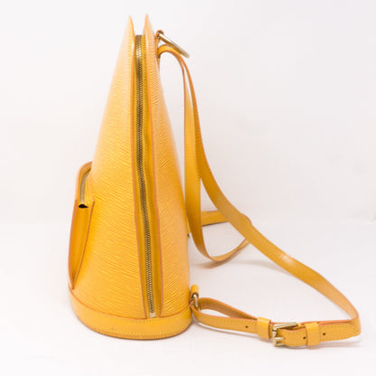 Louis-vuitton Gobelines Backpack Yellow Epi Leather