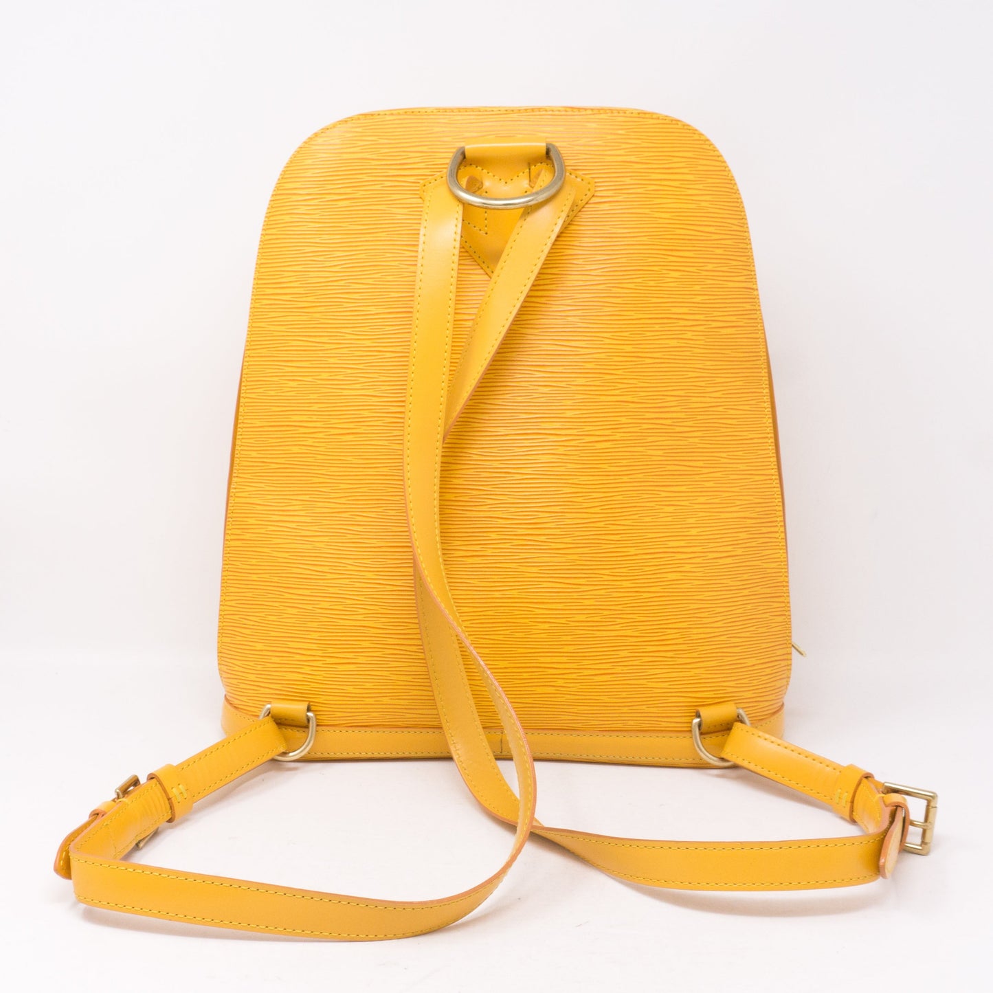 Louis-vuitton Gobelines Backpack Yellow Epi Leather