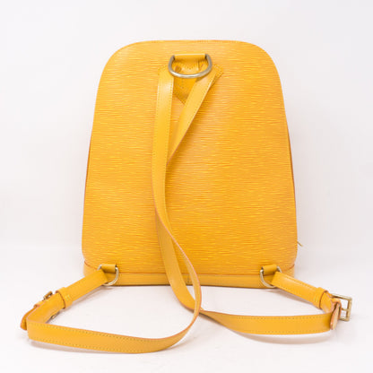 Louis-vuitton Gobelines Backpack Yellow Epi Leather