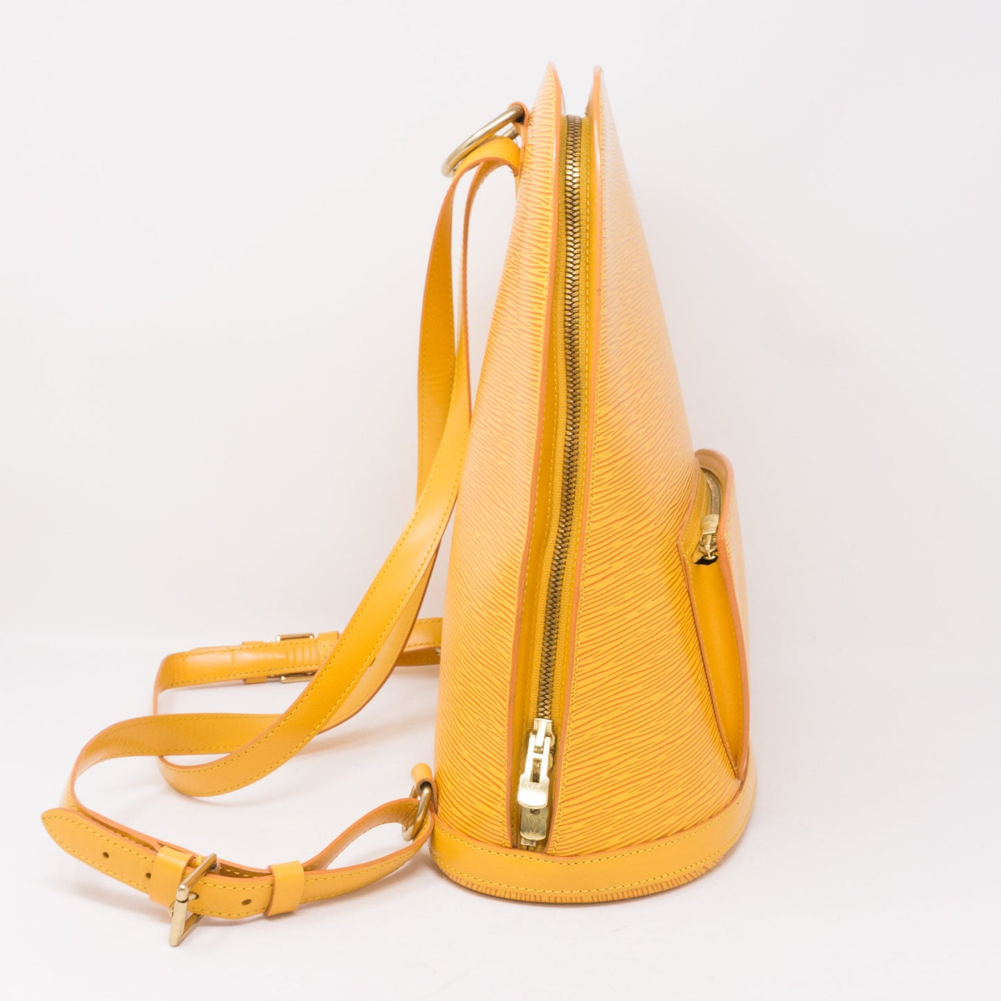 Louis-vuitton Gobelines Backpack Yellow Epi Leather