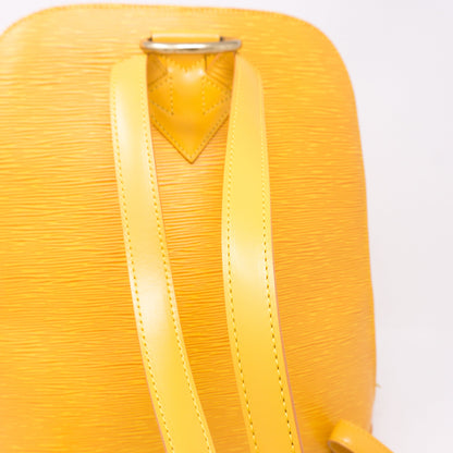 Louis-vuitton Gobelines Backpack Yellow Epi Leather