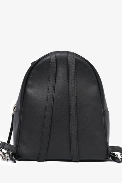 Fendi Black Floral Print Mini Backpack