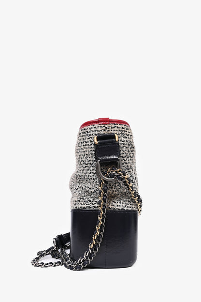 Pre-Loved Chanel™ 2017/18 Tweed 'Gabrielle Coco' Medium Gabrielle Chain Bag