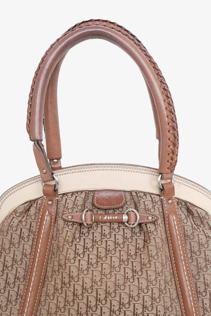 Christian Dior 2007 Beige Diorissimo My Dior Frame Bag