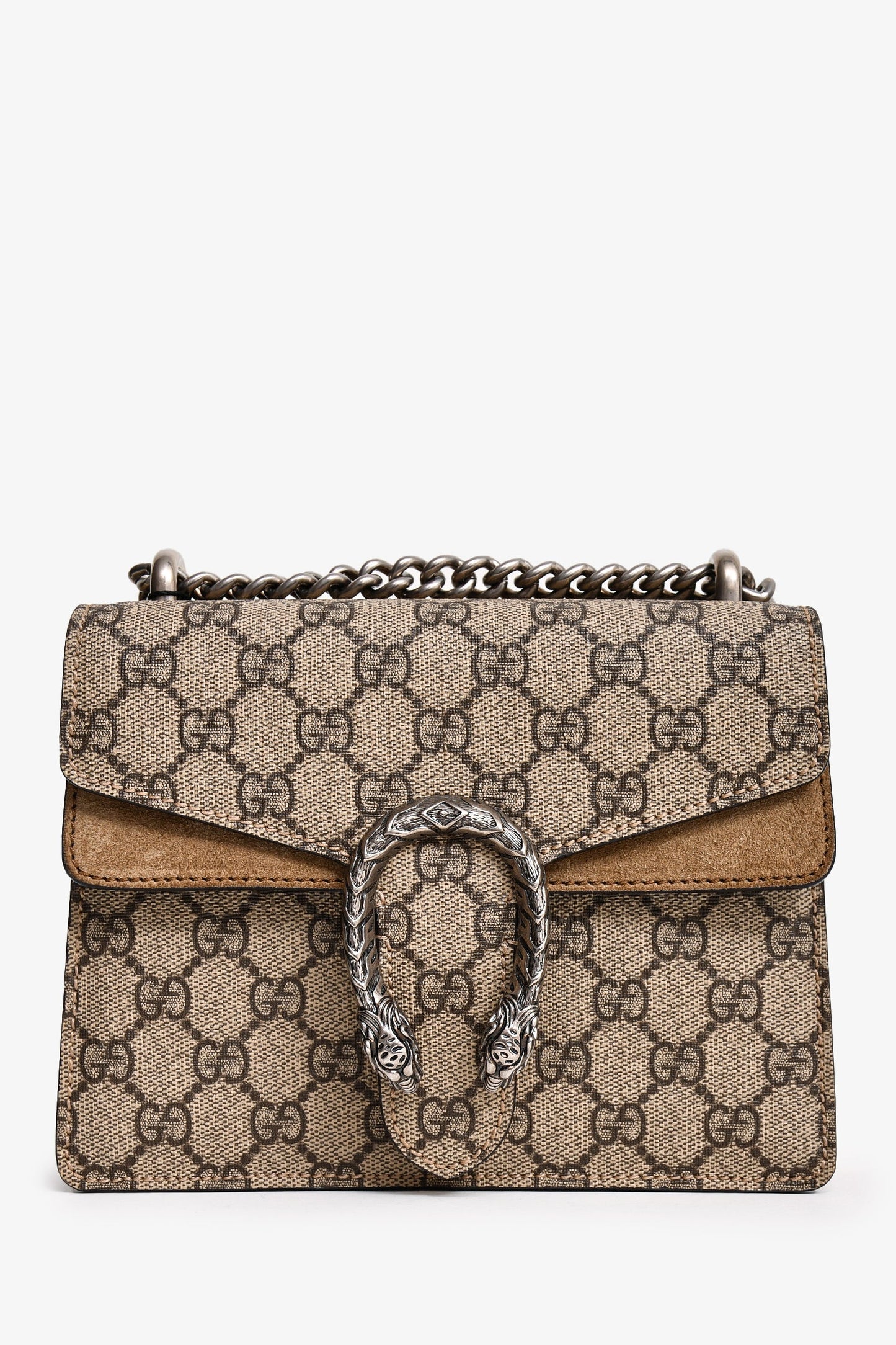 Gucci GG Supreme Monogram Mini Dionysus Chain Shoulder Bag