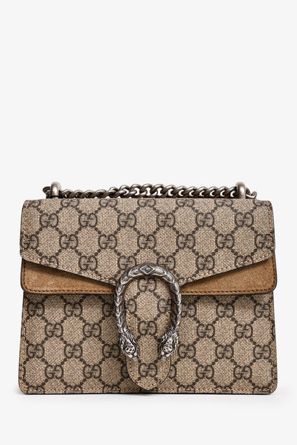 Gucci GG Supreme Monogram Mini Dionysus Chain Shoulder Bag