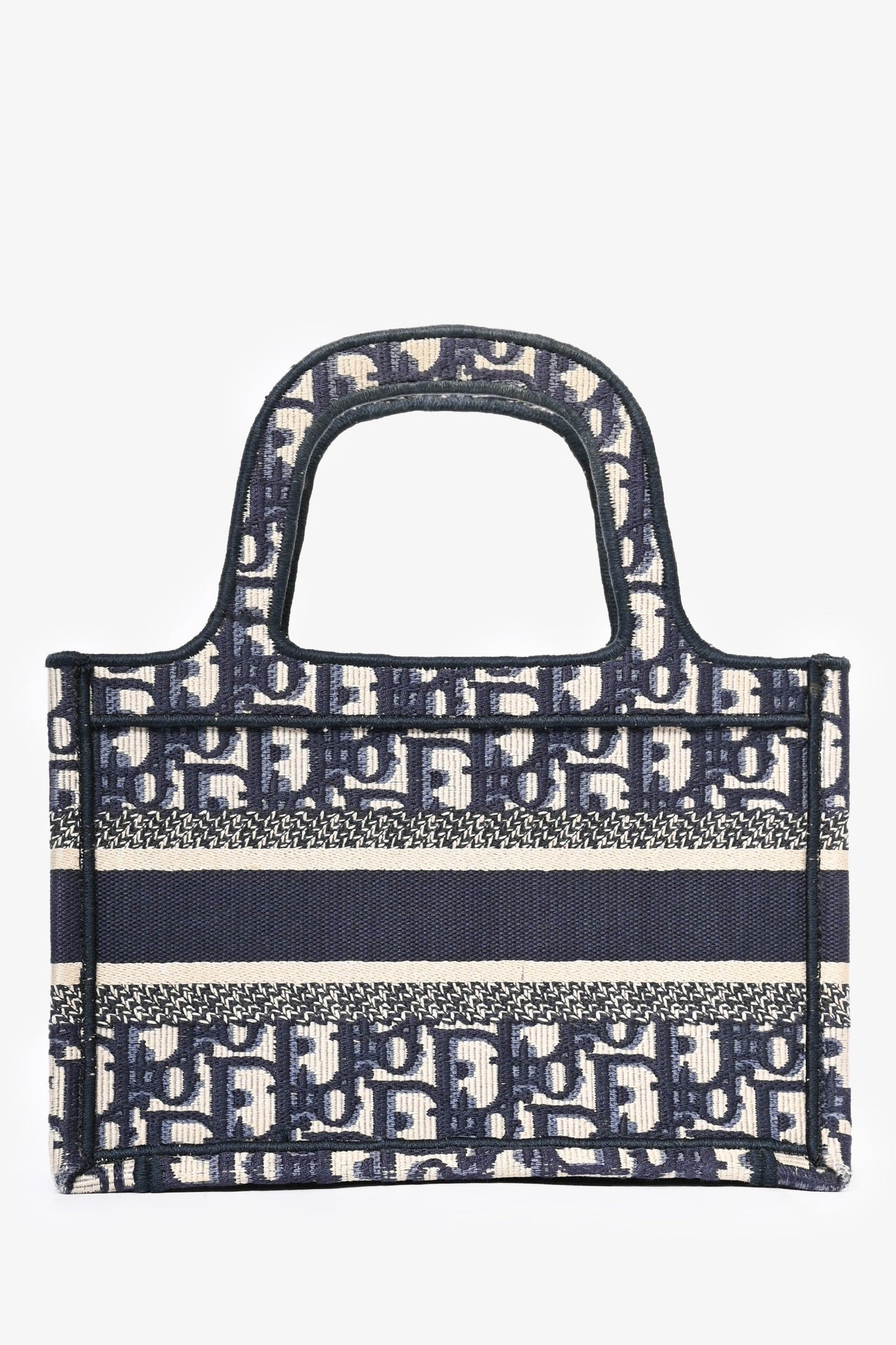 Christian Dior 2020 Blue Oblique Mini Book Tote